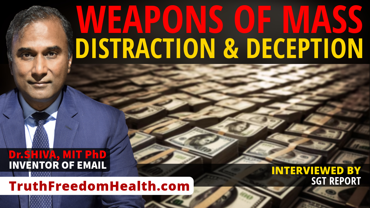 Dr.SHIVA™ LIVE - Weapons of Mass Distraction & Deception