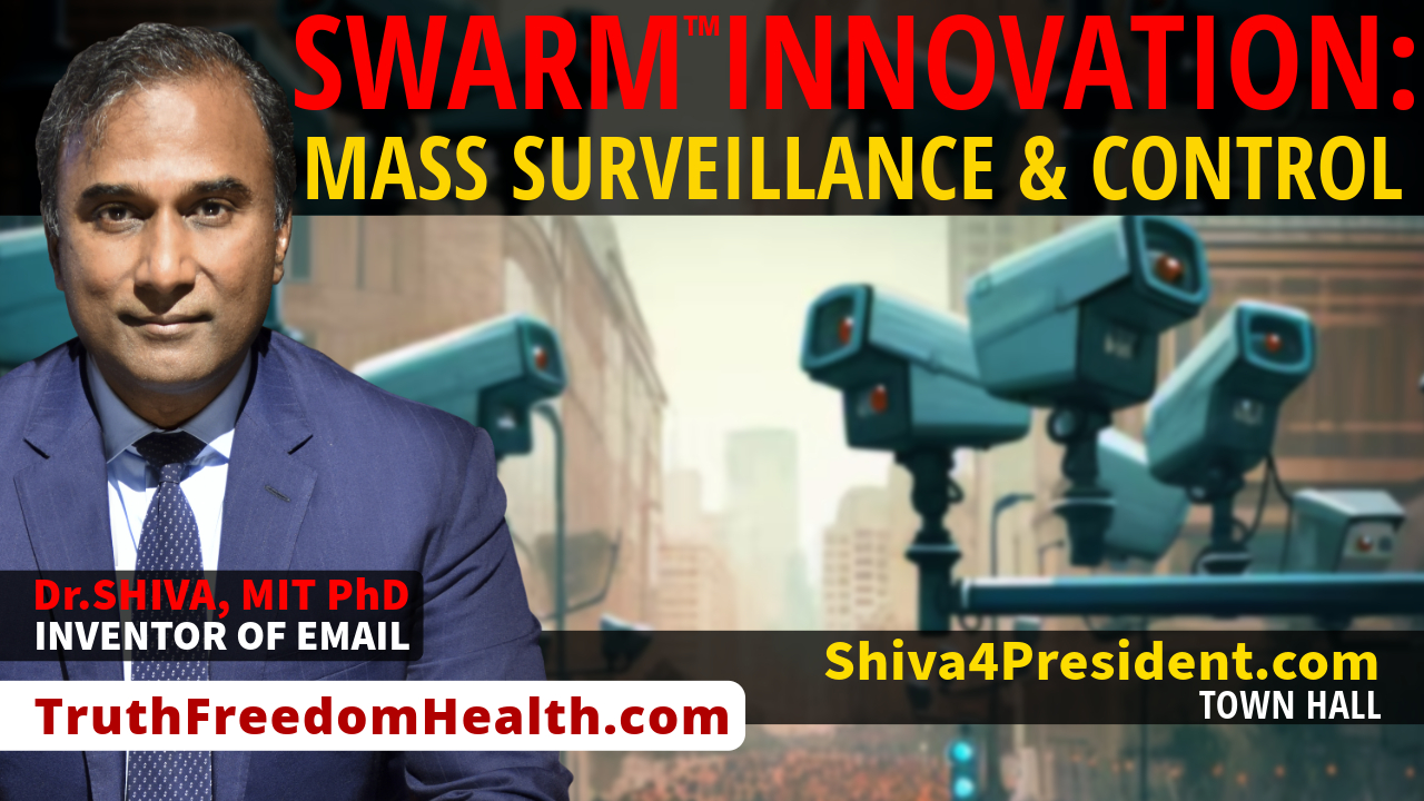 Dr.SHIVA™ LIVE: INNOVATION from The Swarm™: Mass Surveillance & Control