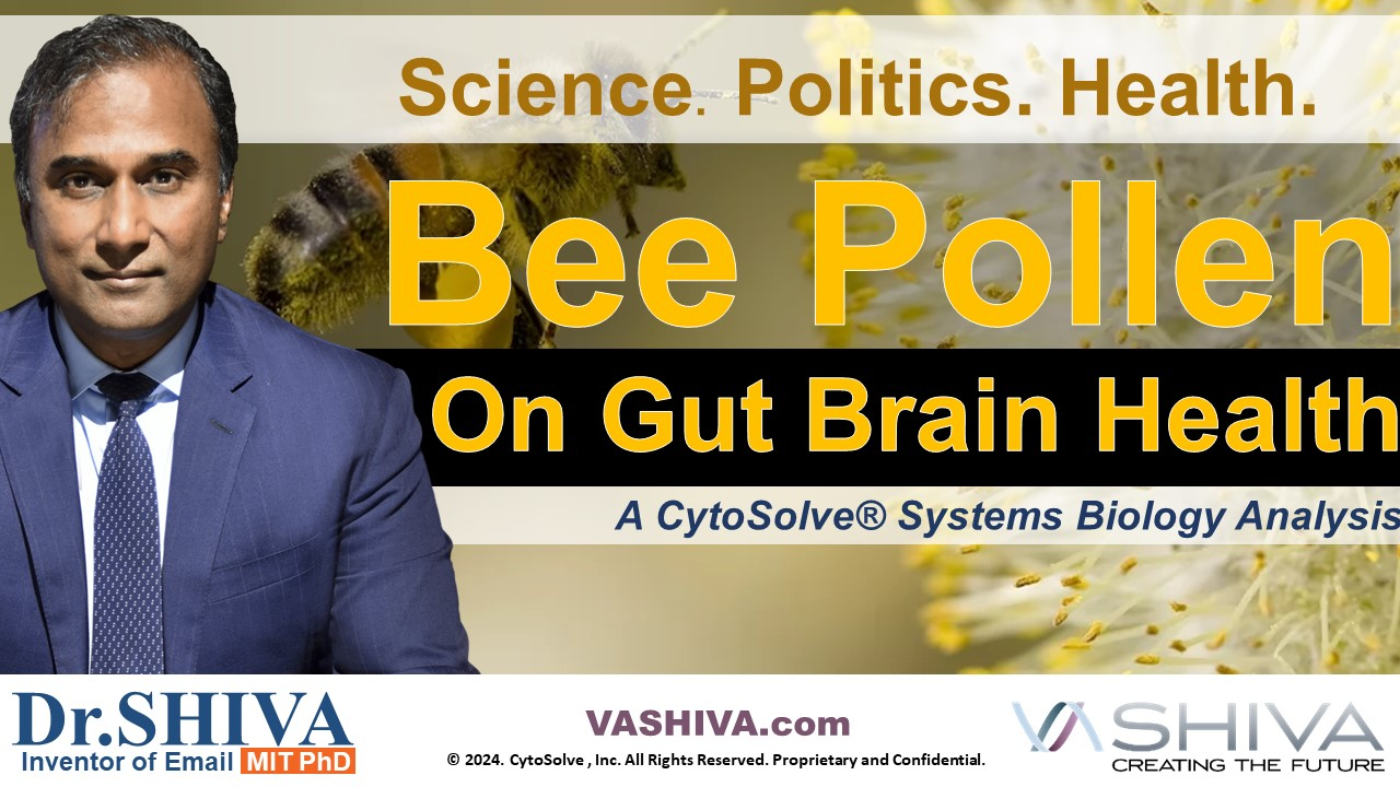 Dr.SHIVA™ LIVE: Bee Pollen & Gut Brain Health -  @CytoSolve  Systems Analysis
