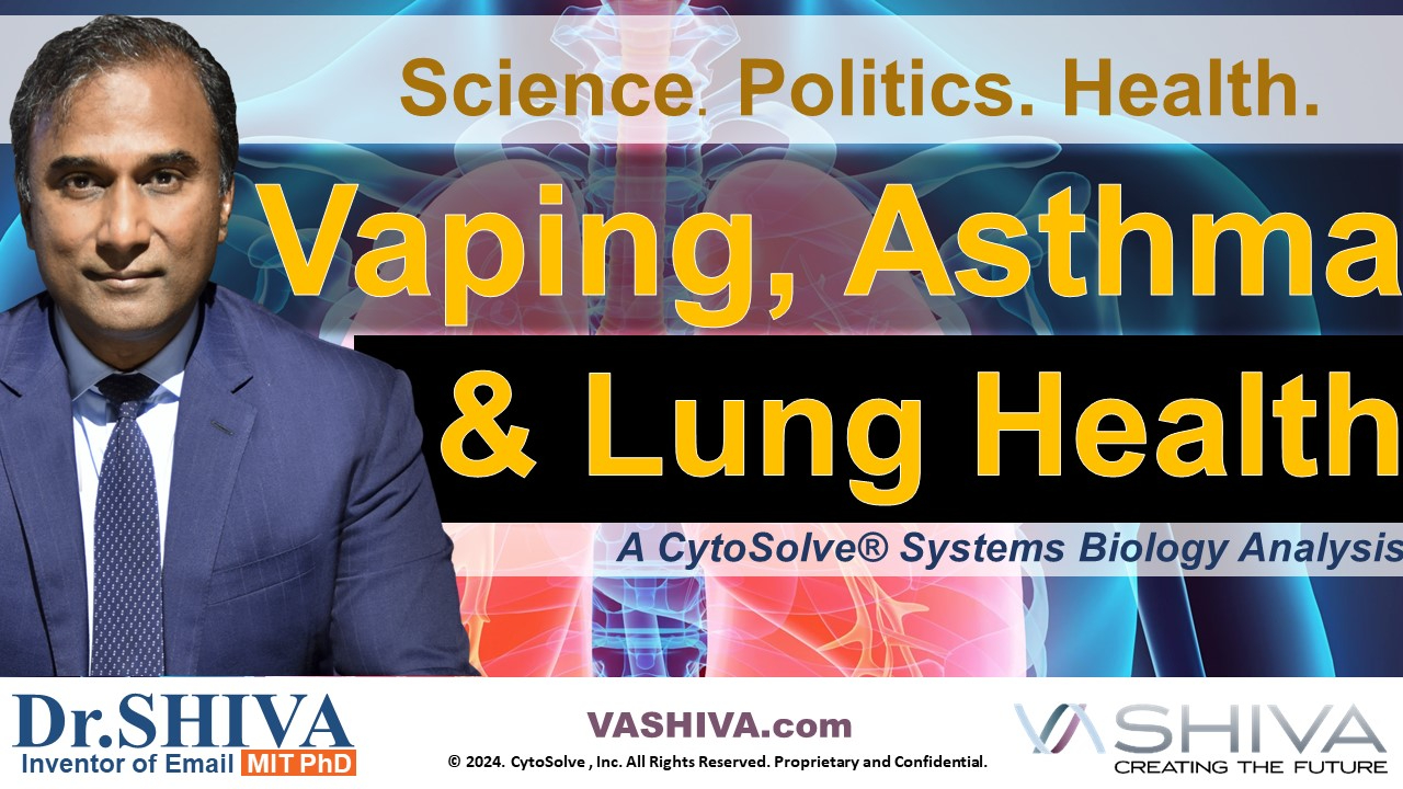 Dr.SHIVA™ LIVE: Vaping on Asthma & Lung Health @CytoSolve Systems Analysis