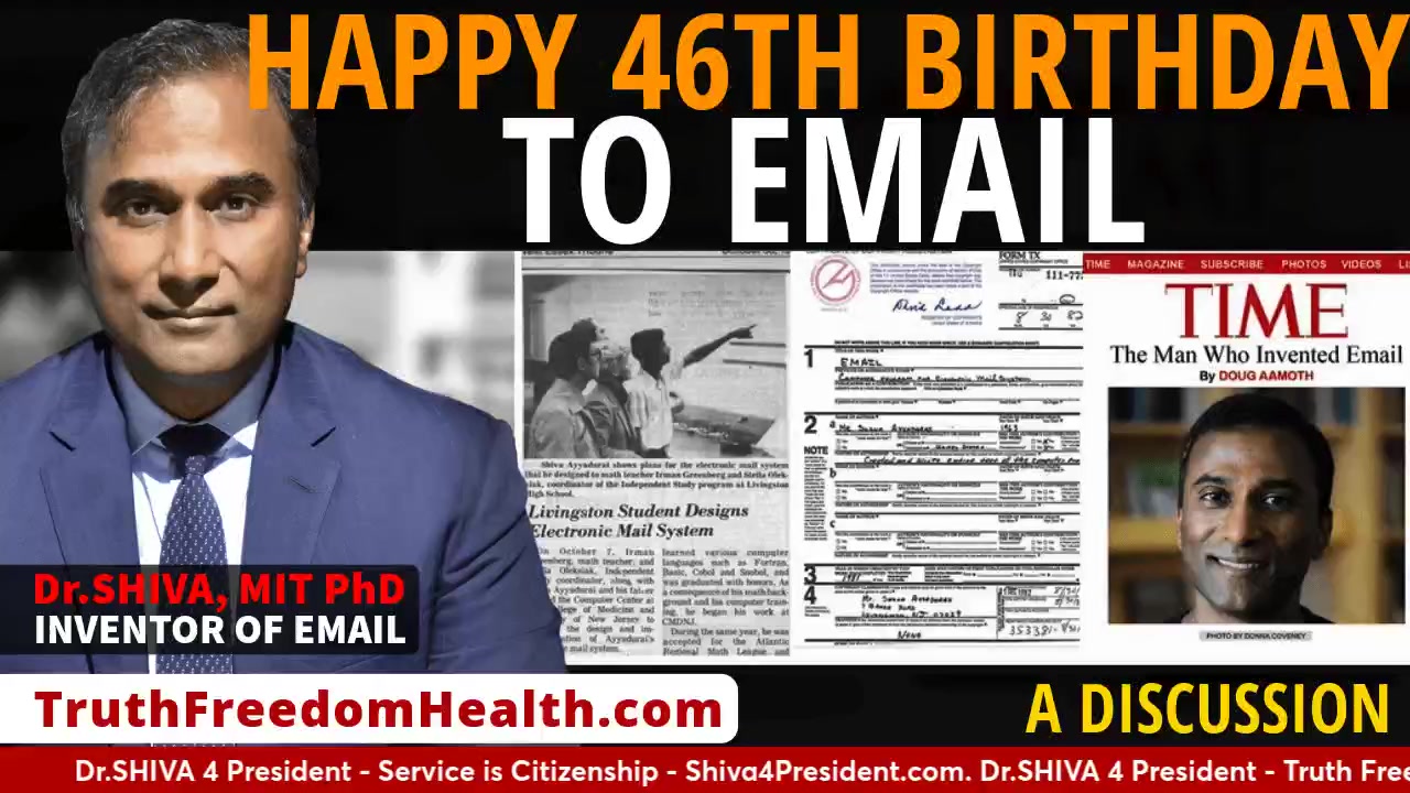 Dr.SHIVA™ LIVE: Happy 46th Birthday to Email