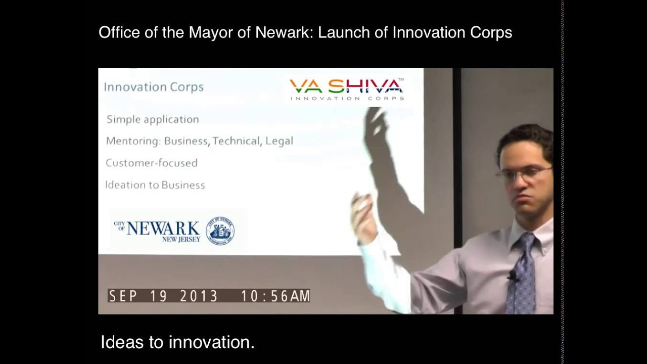 Seth Wainwright from the Office of the Mayor of Newark talks about V.A. Shiva's Invention of Email