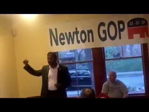 Shiva Ayyadurai Speaks at Newton Republican Town Committee Meeting