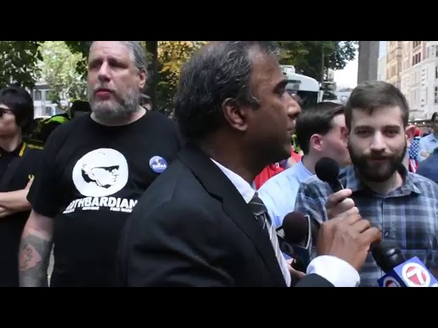 Dr. Shiva Ayyadurai Victorious & Savages Media and Alt-Left Protesters.