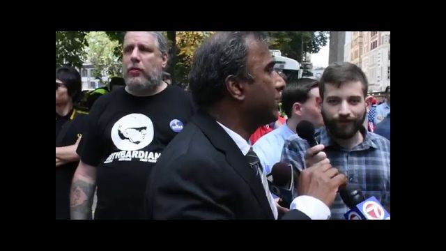Dr. Shiva Ayyadurai Victorious & Savages Media and Alt-Left Protesters.
