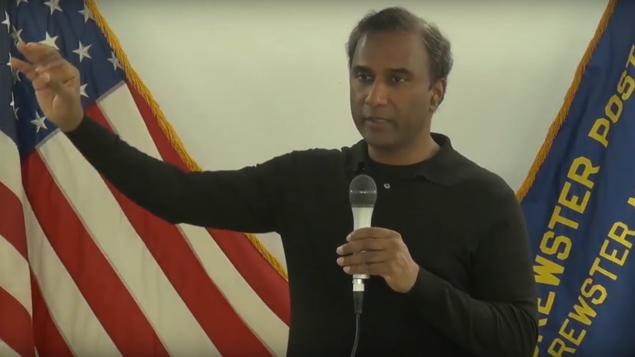 TRUE FREE SPEECH. Honoring Veterans & the Constitution. Dr. Shiva Ayyadurai at VFW in Brewster, MA.