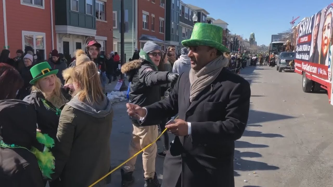 Thousands on St. Patrick Day Greet Dr. Shiva Ayyadurai, the Real Indian.