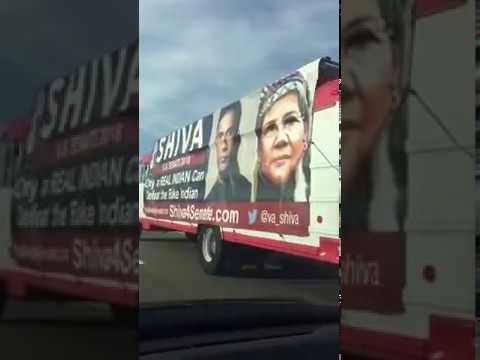 Shiva 4 Senate Campaign Bus Spotted on the Road!