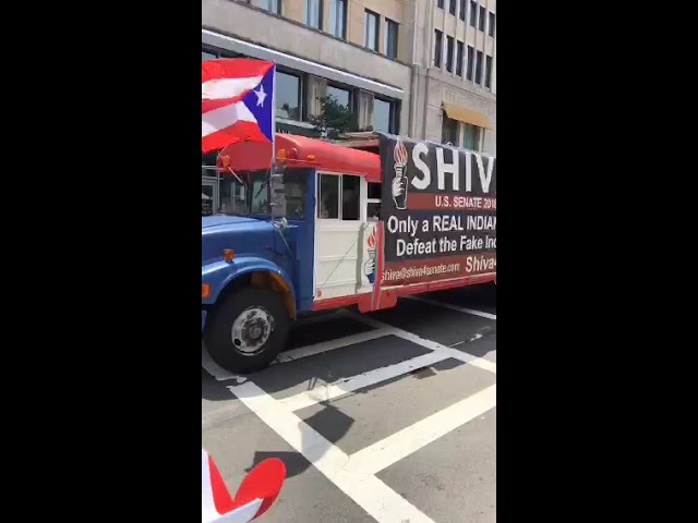 Dr. Shiva Ayyadurai at Puerto Rican Day Parade in Boston
