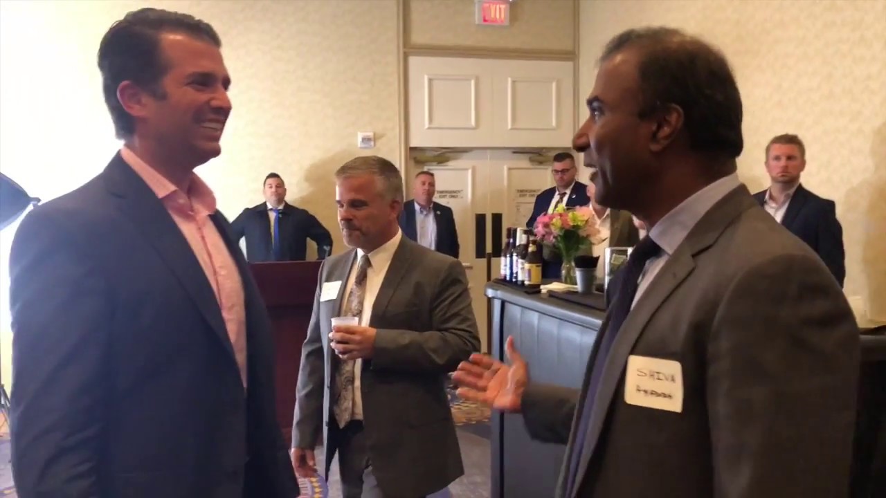 Dr. Shiva Ayyadurai with Donald Trump Junior