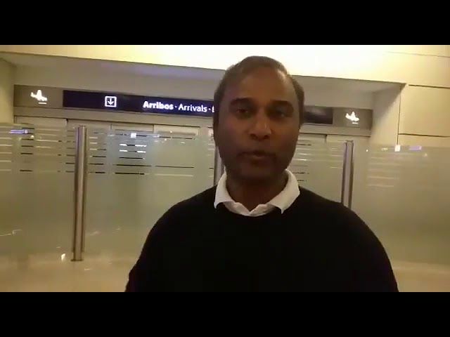 Dr Shiva Ayyadurai Enroute to UTN FRT in Tucuman, Argentina for Delivering Lecture on Innovation