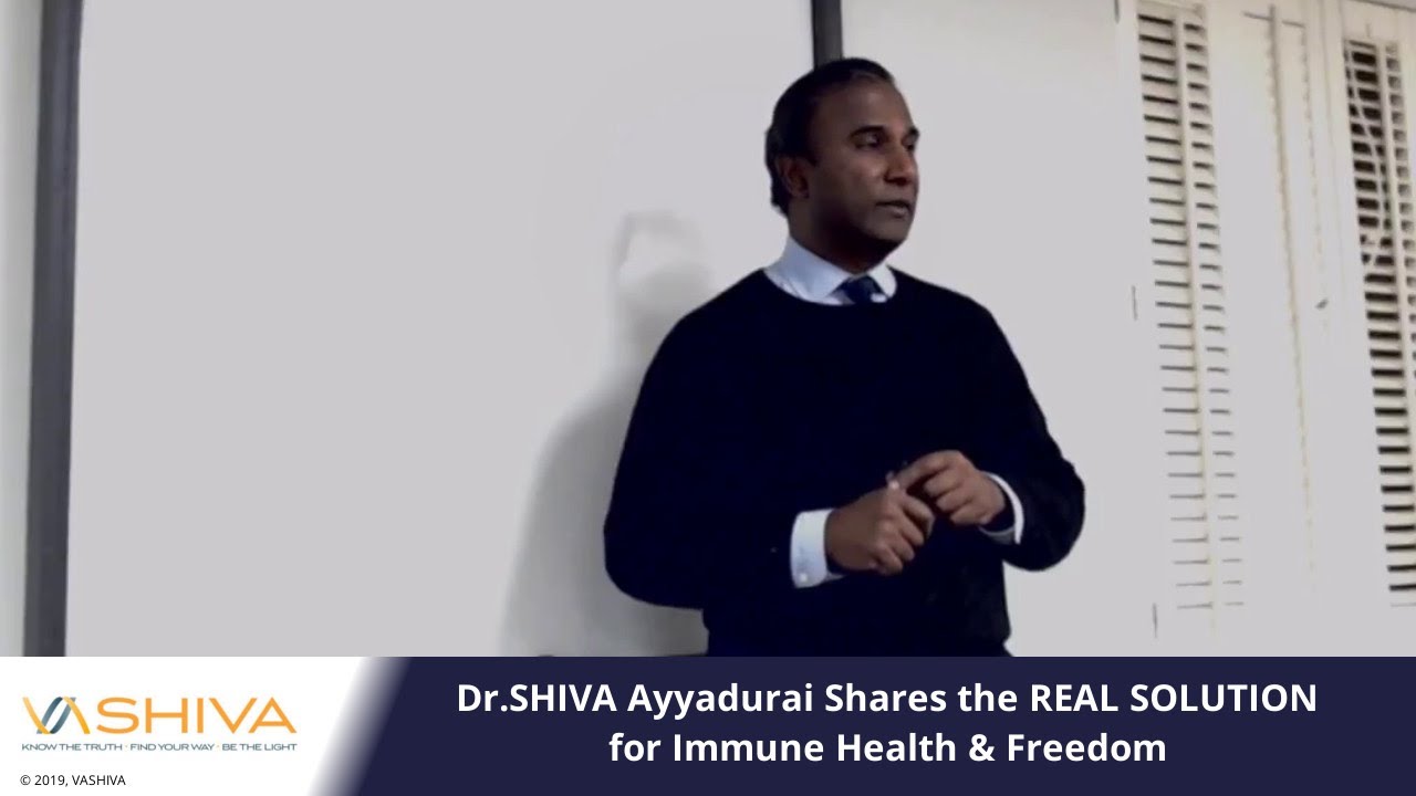 Dr.SHIVA Ayyadurai shares the REAL SOLUTION for Immune Health & Freedom.