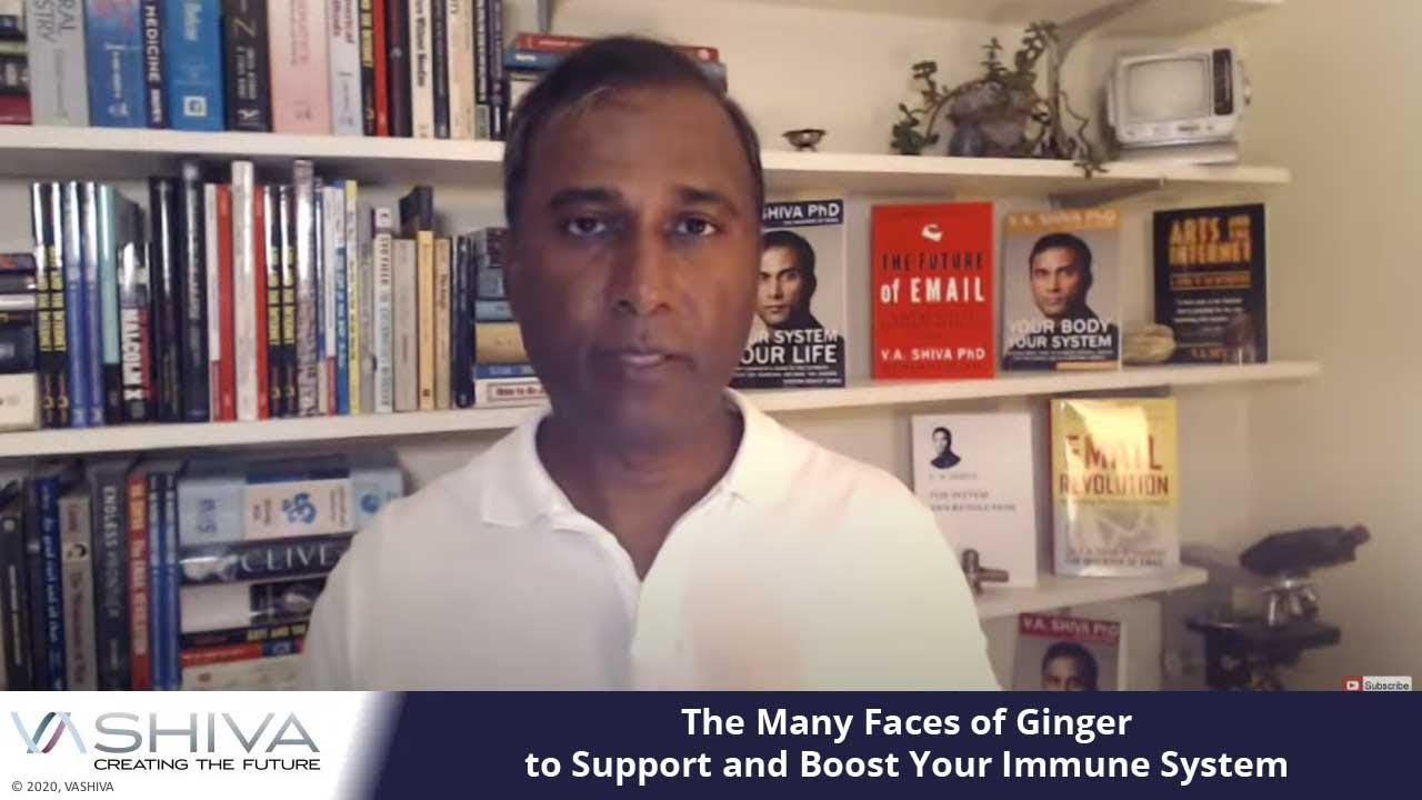 Dr.SHIVA LIVE: The Many Faces of Ginger to Support and Boost Your Immune System.