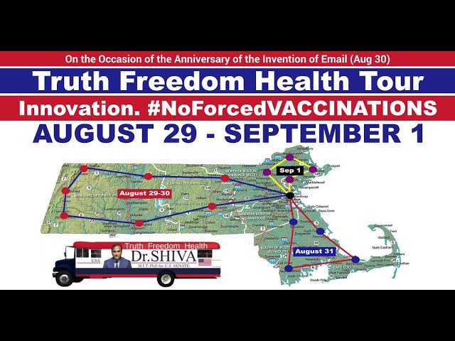 Dr. SHIVA Truth Freedom Health Tour: Innovation. #NoForcedVaccinations