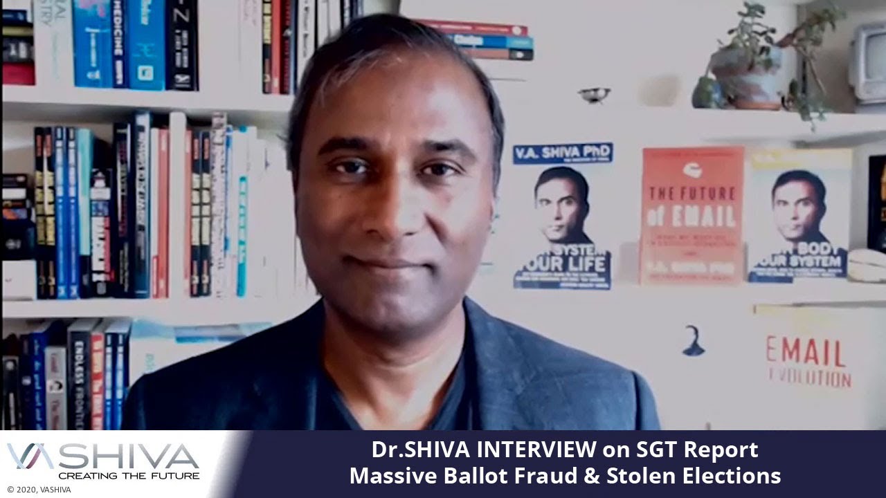 Dr.SHIVA Interview on SGT Report: Massive Ballot Fraud & Stolen Elections