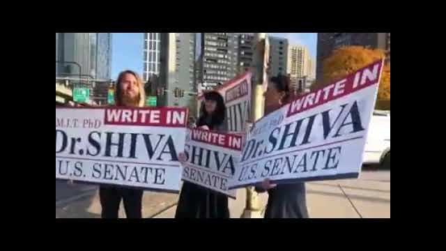 We stand with you Dr.SHIVA!!! Remember to WRITE IN �Dr.SHIVA� for U.S Senate