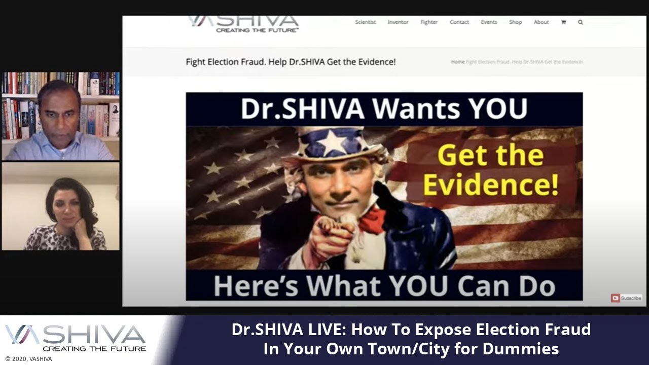 Dr.SHIVA LIVE: How To Expose Election Fraud In Your Own Town/City for Dummies.