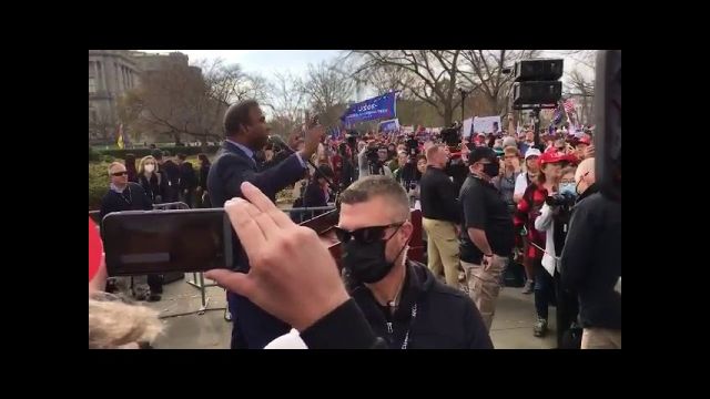 Dr.SHIVA SPEECH at U.S. SUPREME COURT in THREE PARTS on steps of Supreme Court. Part 1 of 3