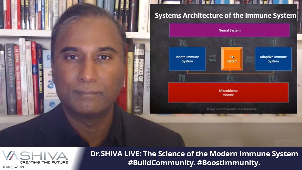 Dr.SHIVA LIVE: The Science of the Modern Immune System. #BuildCommunity. #BoostImmunity.