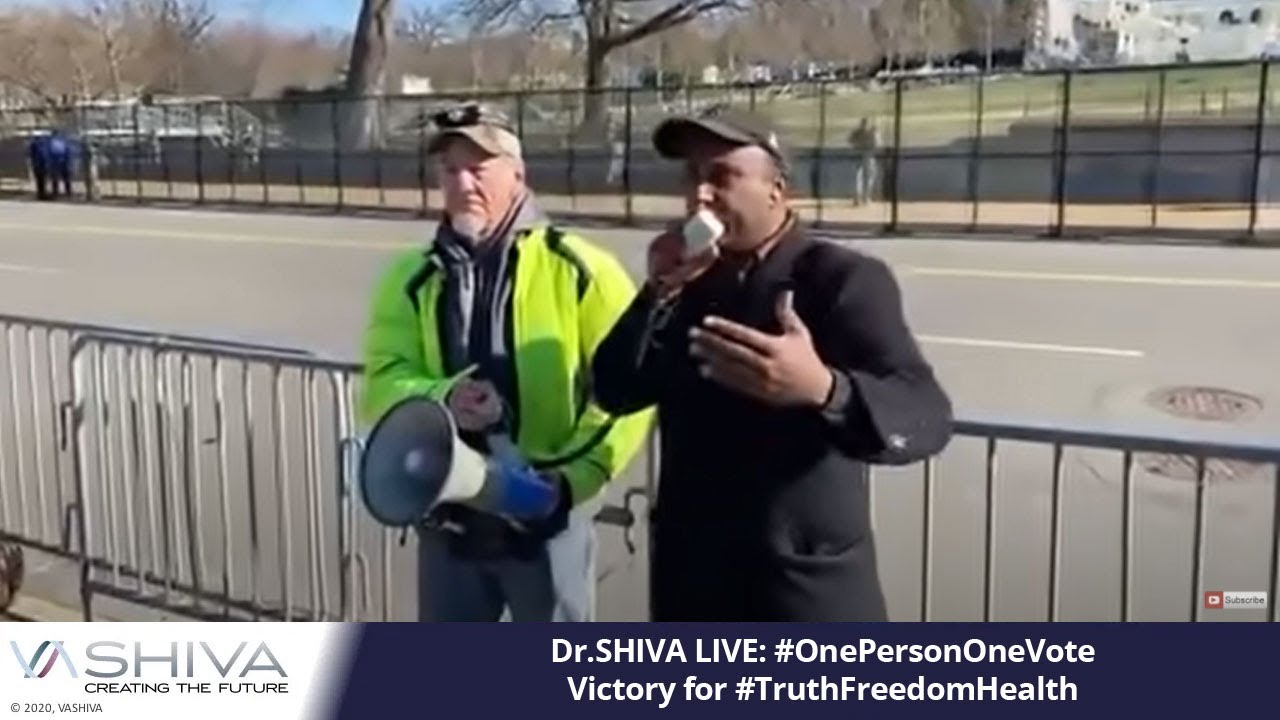 Dr.SHIVA LIVE: #OnePersonOneVote Victory for #TruthFreedomHealth. Freedom Plaza - Jan 7, 2021