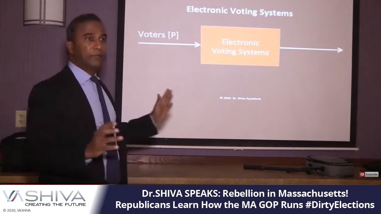 Dr.SHIVA SPEAKS: Rebellion in Massachusetts! Republicans Learn How the MA GOP Runs #DirtyElections