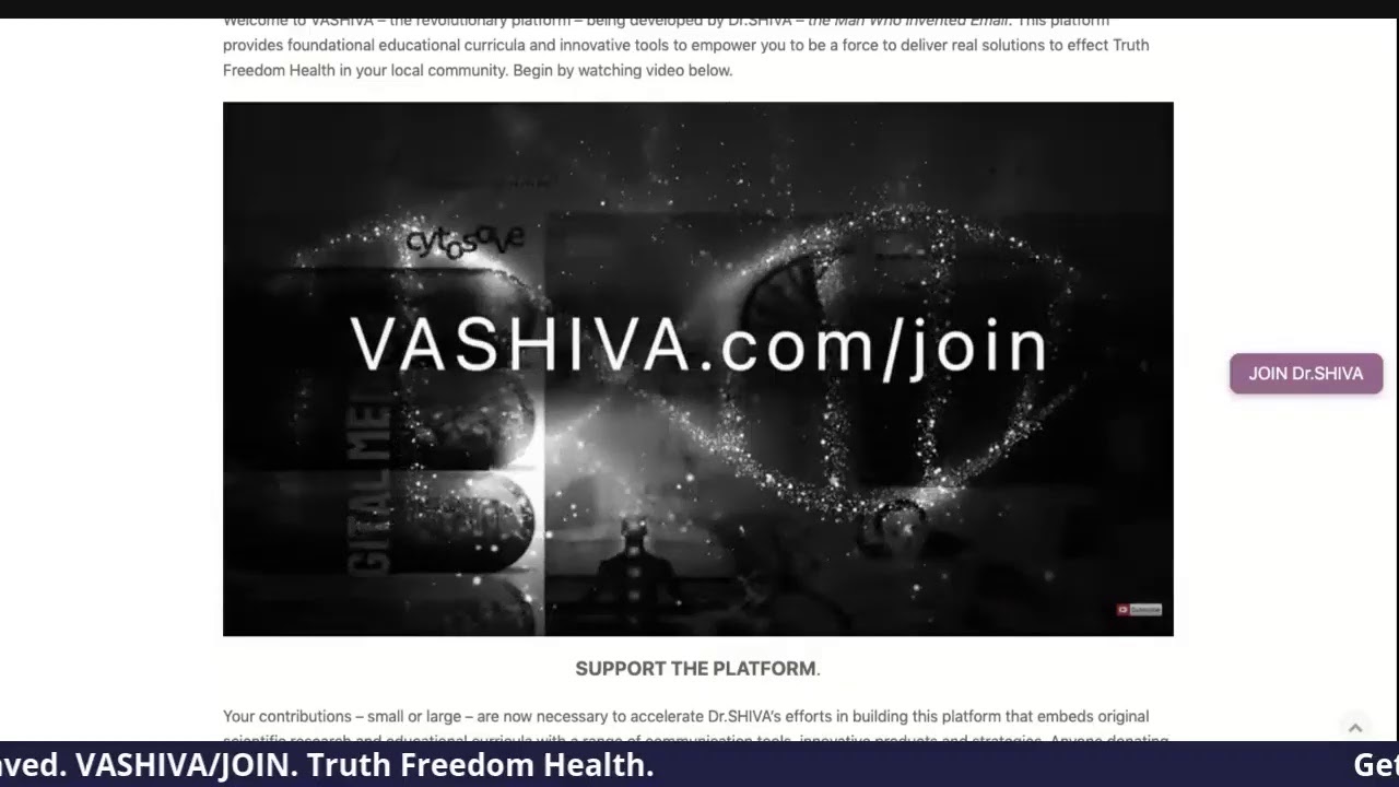 Dr.SHIVA LIVE: Honoring Allan MacDonald - Whistleblower Shuttle Disaster.