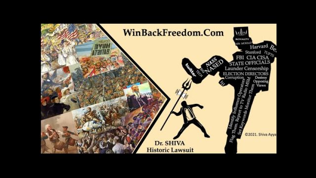 Dr.SHIVA LIVE: The Lawsuit Against Government & Twitter That Big Media Will NEVER Cover.