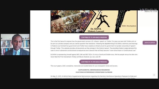 Dr. SHIVA LIVE: How Elites in US & India Launder Censorship from Boston to Bombay thru #BigTech