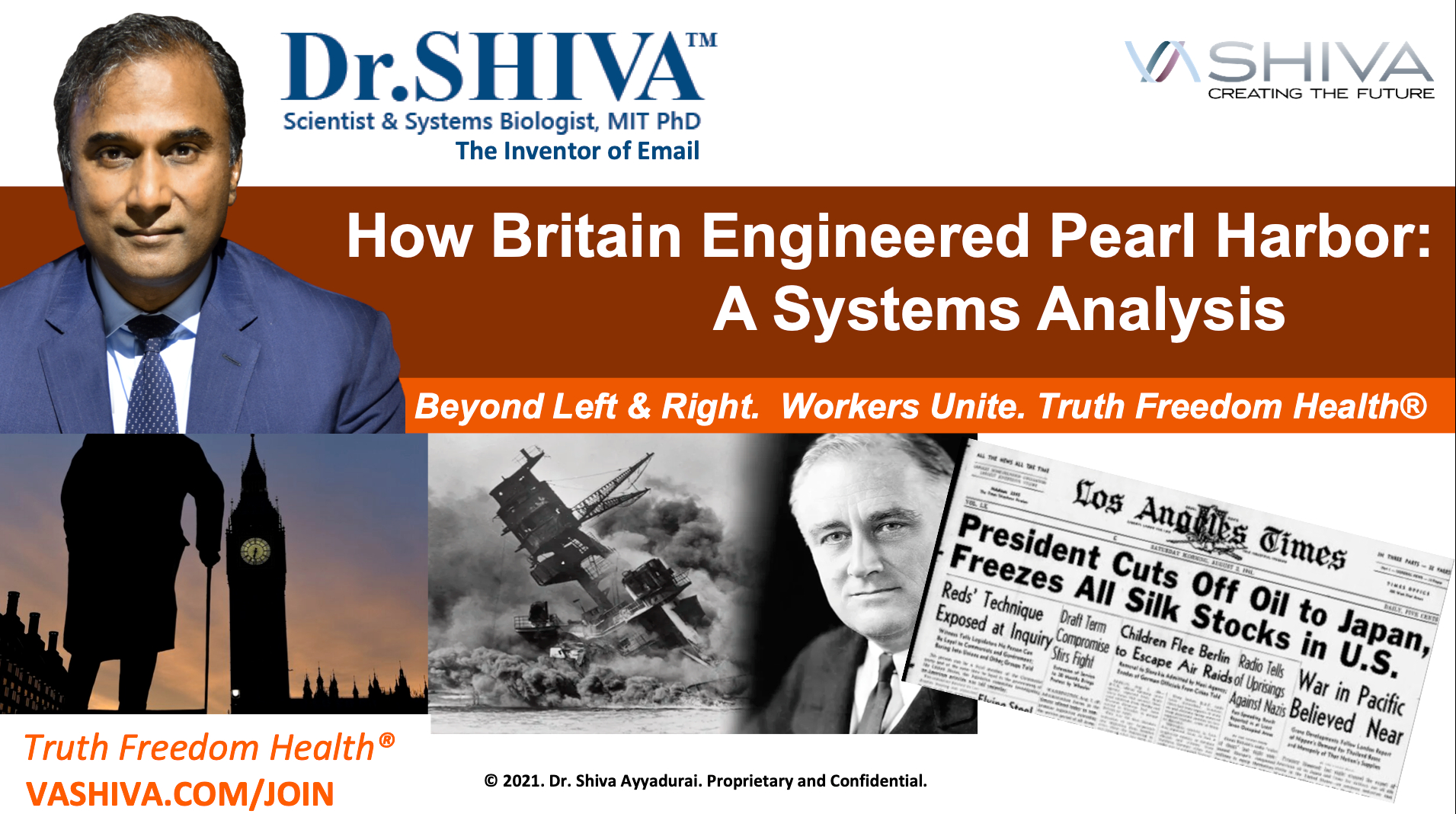 Dr.SHIVA LIVE: How Britain Engineered Pearl Harbor - A Historical Systems Analysis
