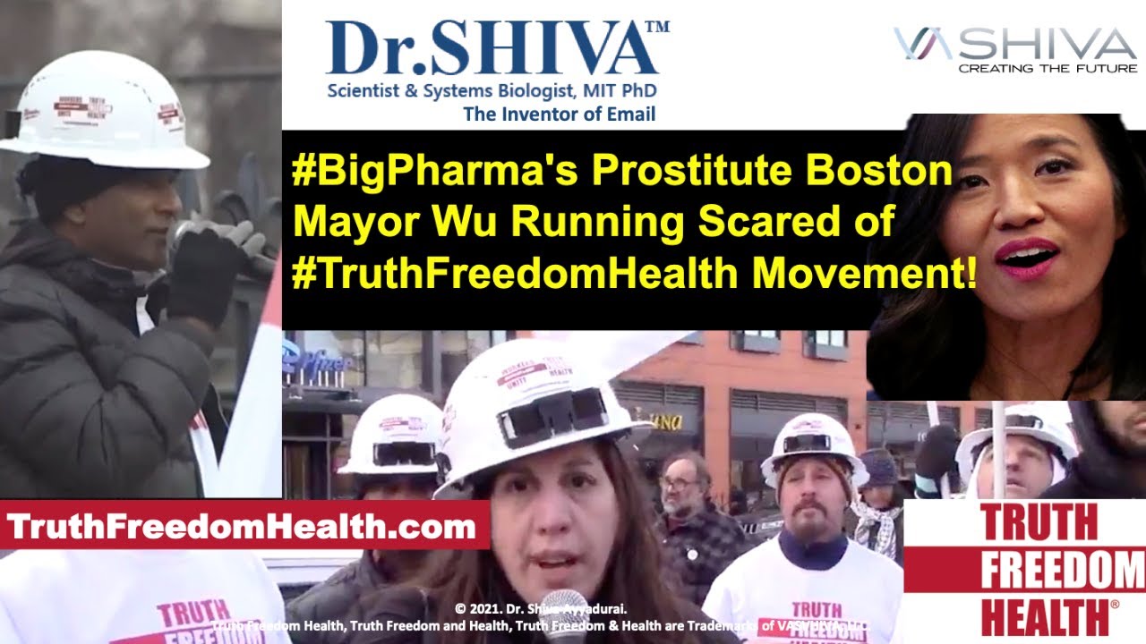 Dr.SHIVA LIVE: #BigPharma's Prostitute Mayor Wu Running Scared of #TruthFreedomHealth Movement!