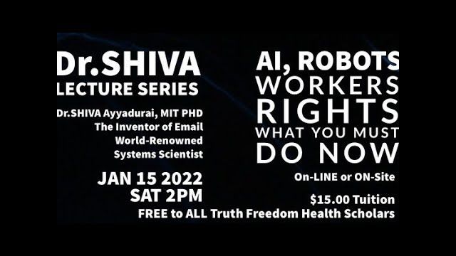 Dr.SHIVE LIVE: Quick Preview of Special Lecture on AI, Robots, and Workers Rights