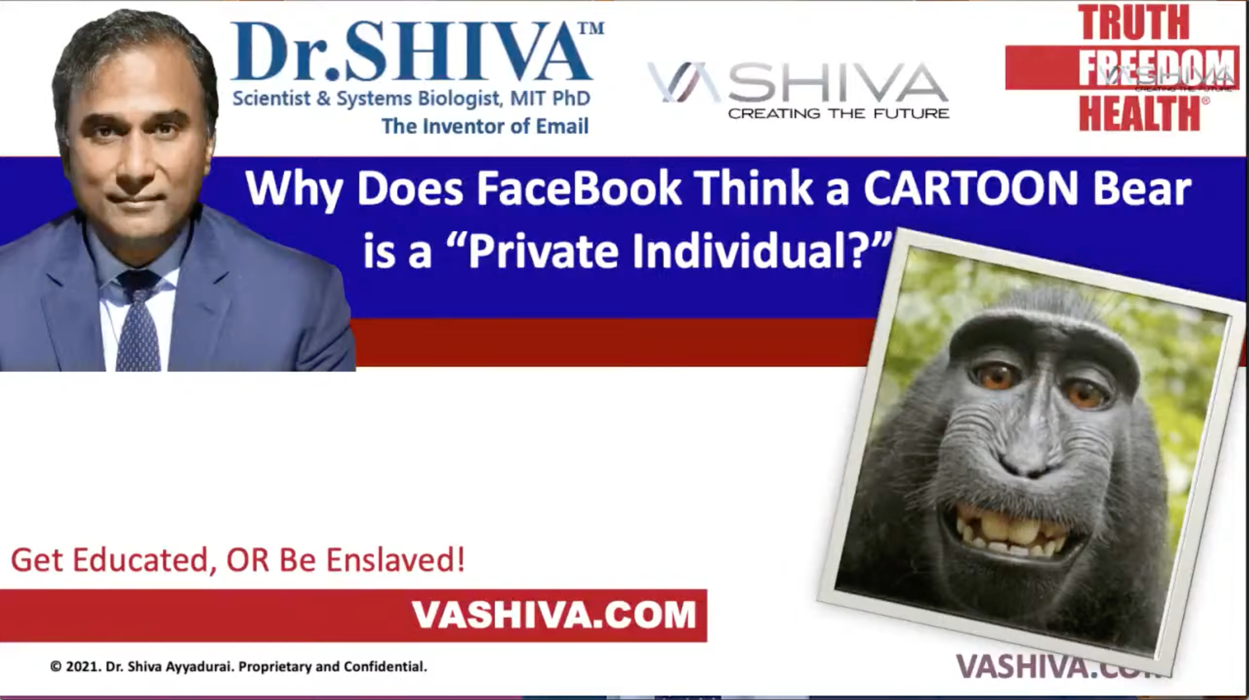 Dr.SHIVA LIVE: Why Does FaceBook Think a Russian Cartoon Bear is a Private Individual?