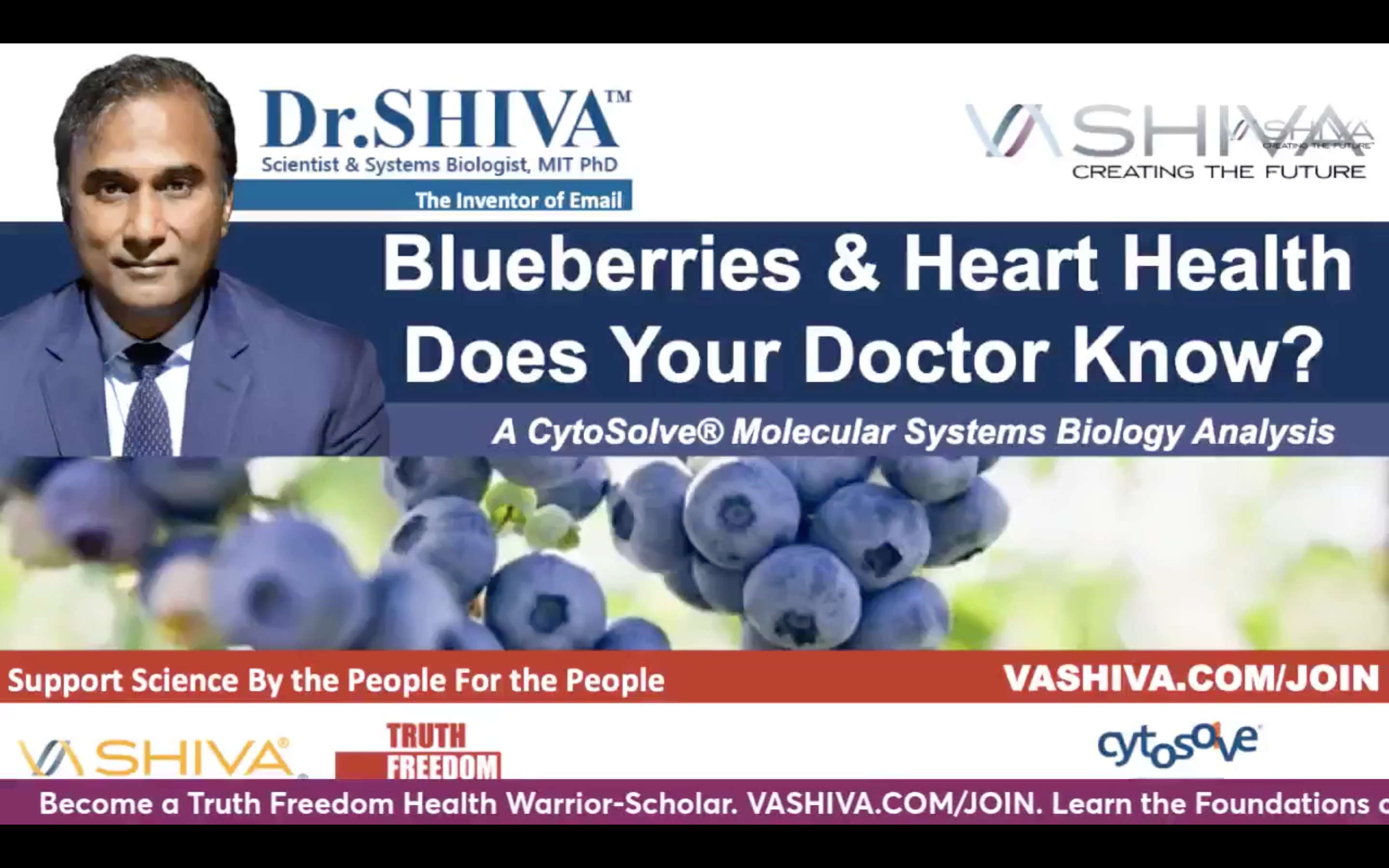 Dr.SHIVA LIVE: Blueberries & Heart Health. Does Your Doctor Know?