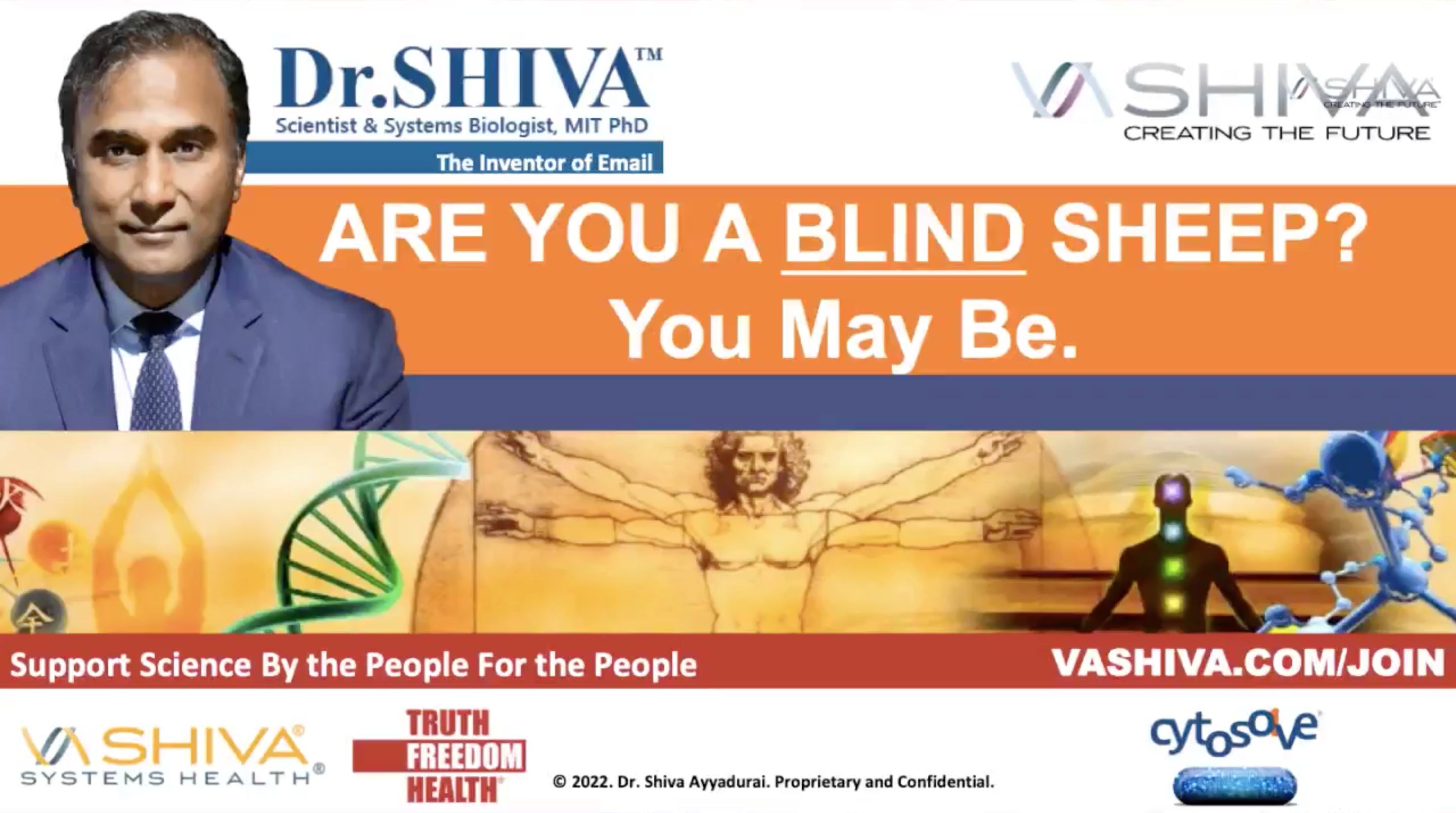 Dr.SHIVA LIVE: Are You a BLIND Sheep?  You May Be.