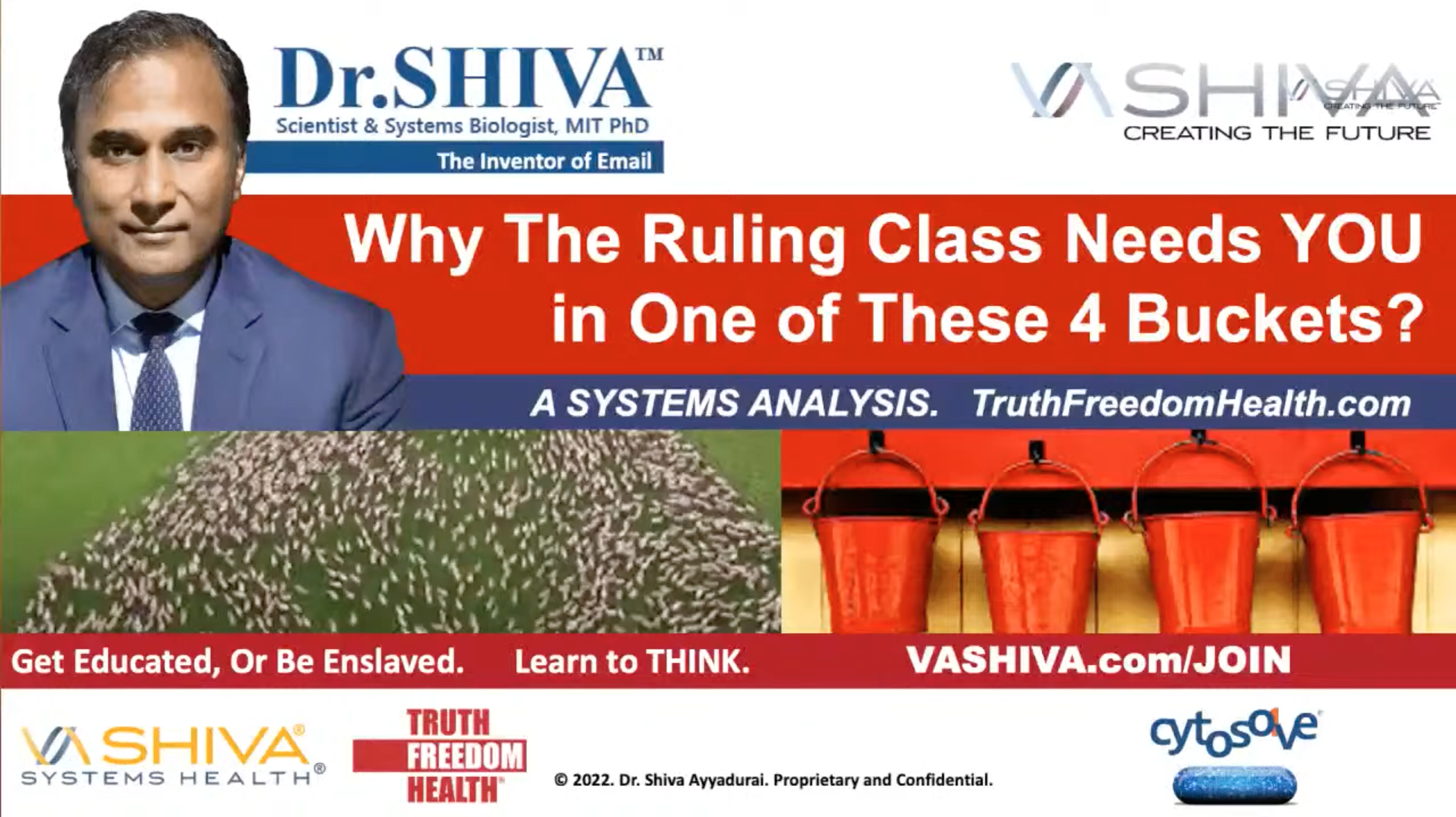 Dr.SHIVA LIVE: Why The Ruling Class Needs YOU in One of These 4 Buckets?