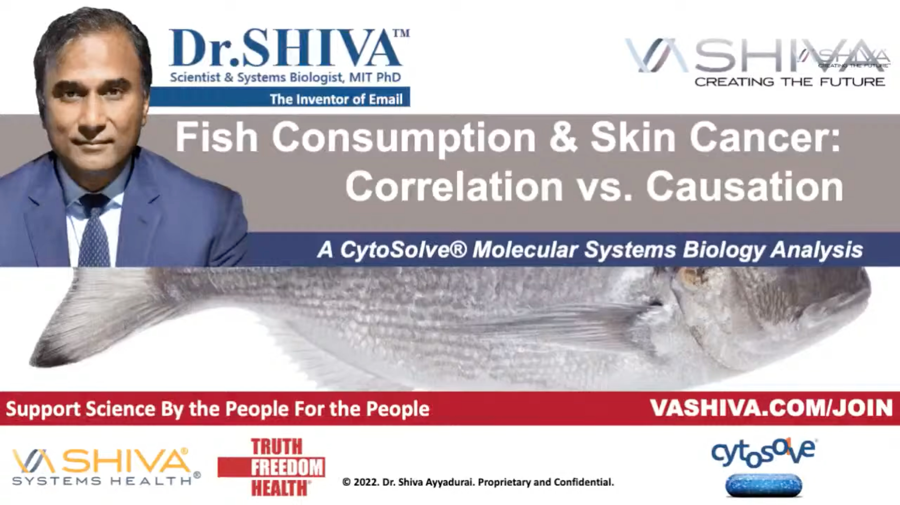 Dr.SHIVA LIVE: Fish Consumption & Skin Cancer: Correlation vs Causation.