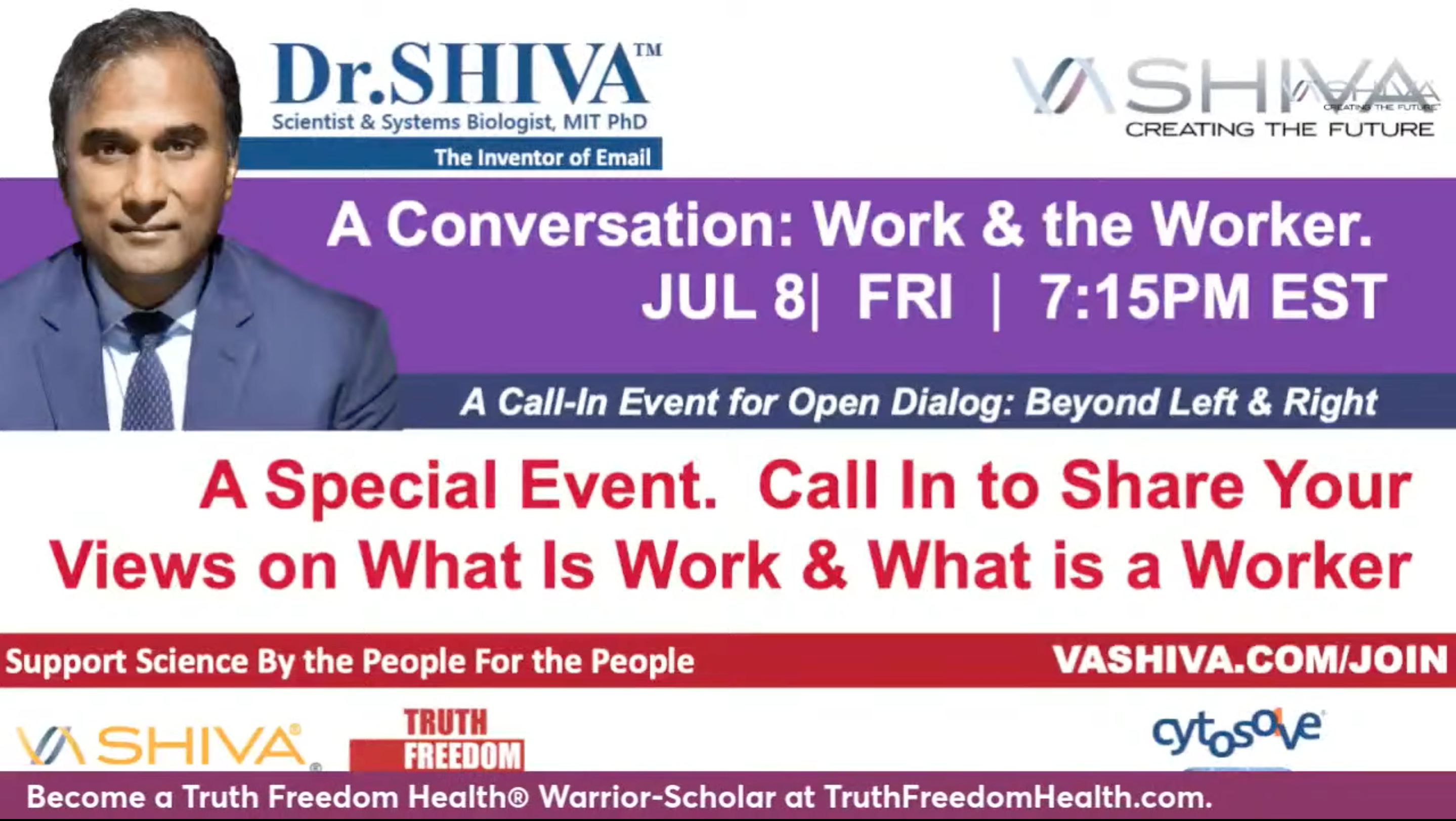 Dr.SHIVA LIVE: Conversation: What is Work? What is a Worker?
