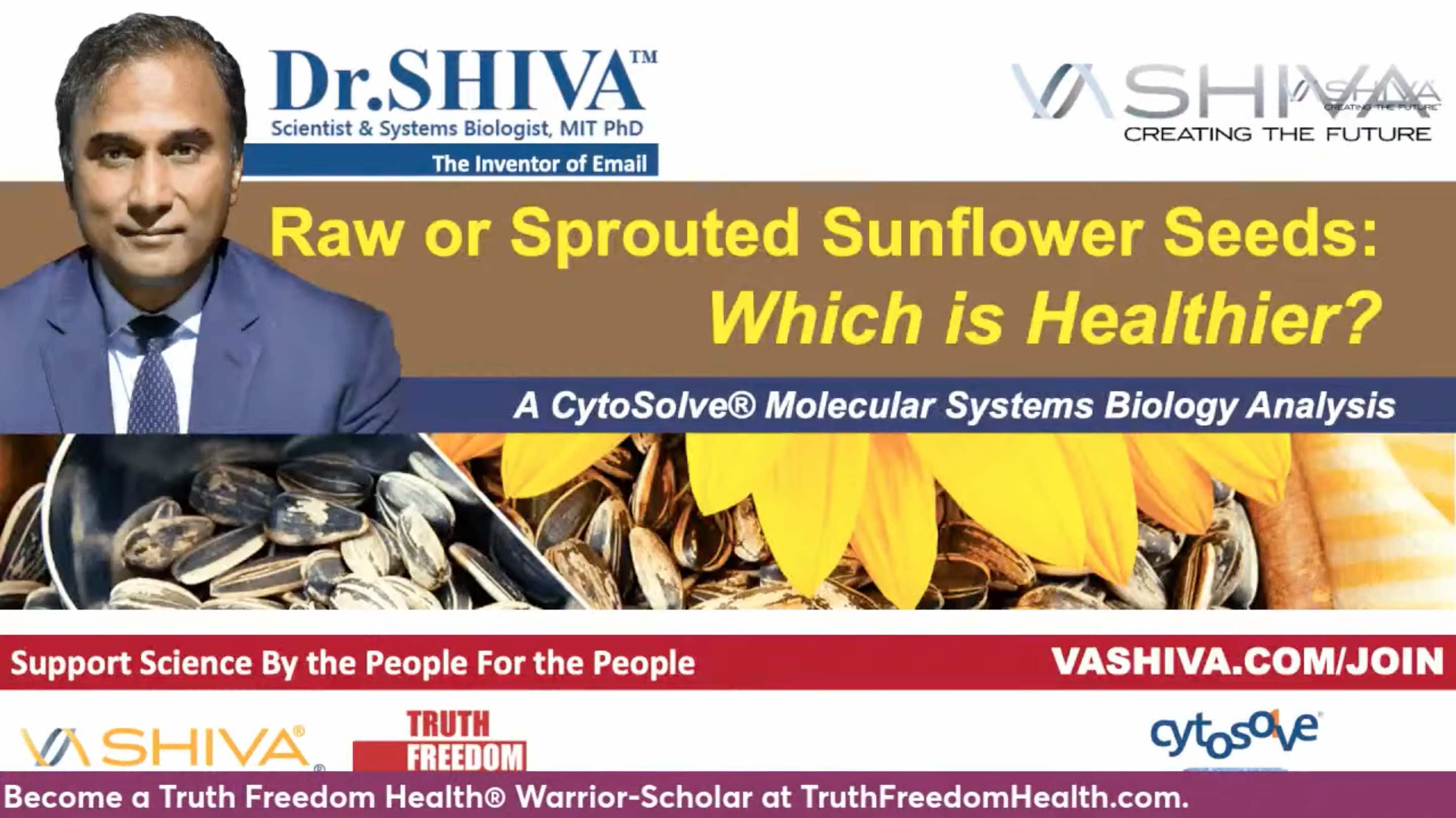 Dr.SHIVA LIVE: Raw or Sprouted Sun Flower Seeds - Which Is Healthier?