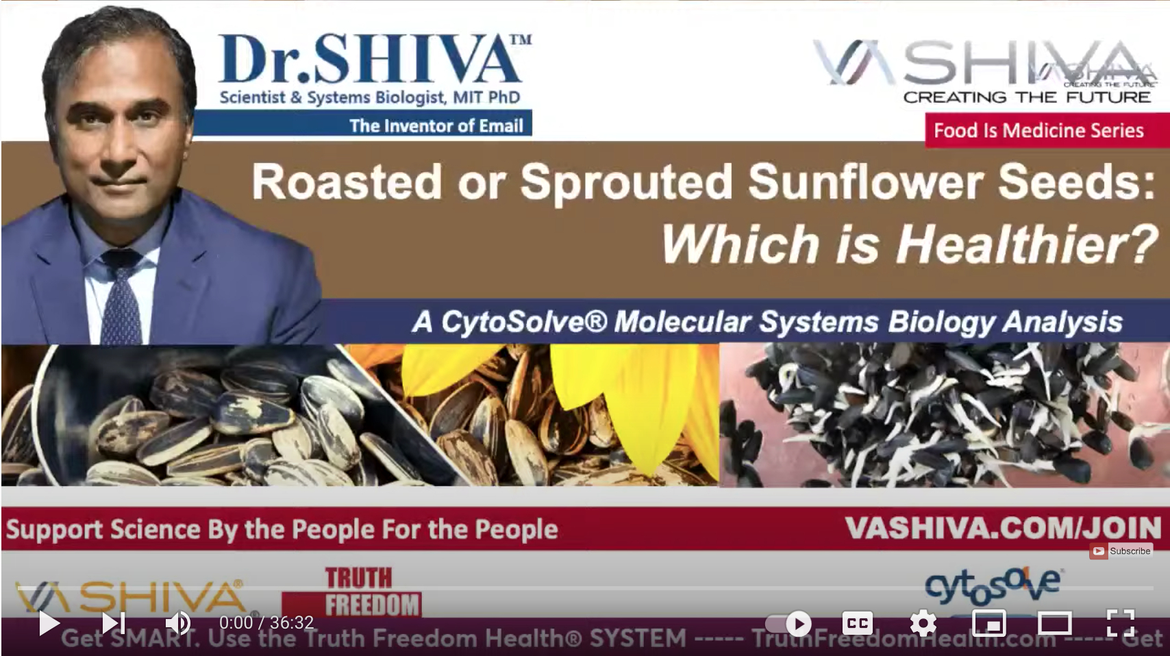 Dr.SHIVA LIVE: Roasted or Sprouted Sunflower Seeds. Which is Healthier?