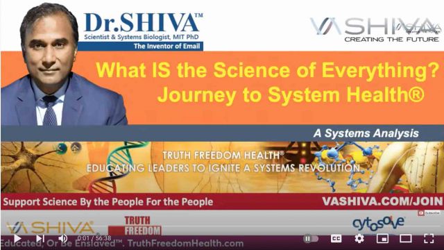 Dr.SHIVA LIVE: What Is the Science of Everything? Journey to Systems Health®