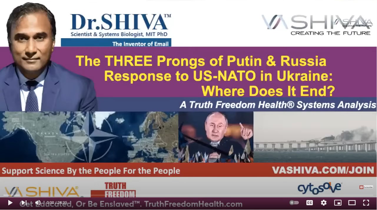 Dr.SHIVA LIVE: The THREE Prongs of Putin & Russia Response to US-NATO in Ukraine: Where Does It End?