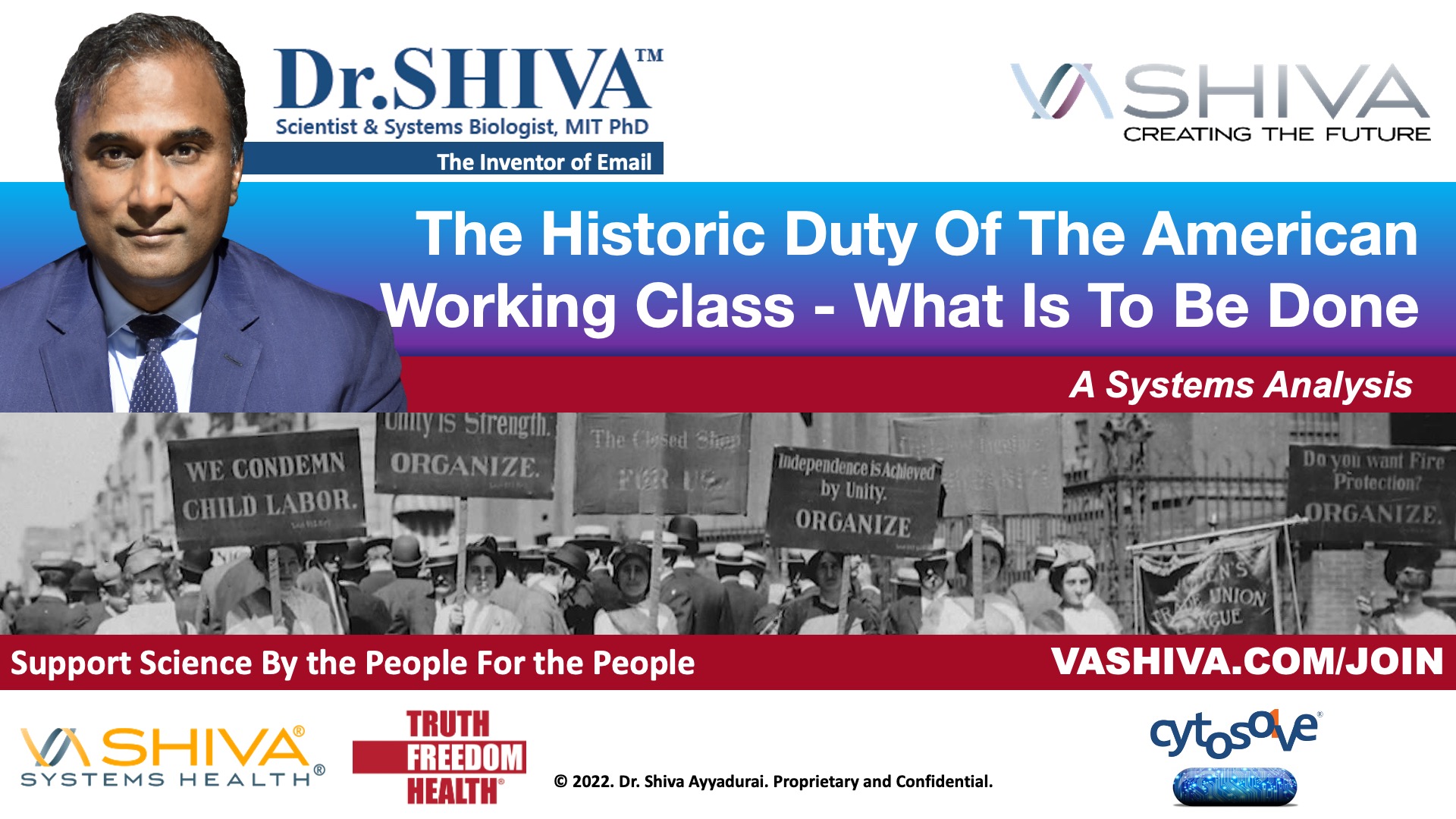 Dr.SHIVA LIVE: The Historic Duty Of The American Working Class - What Is To Be Done