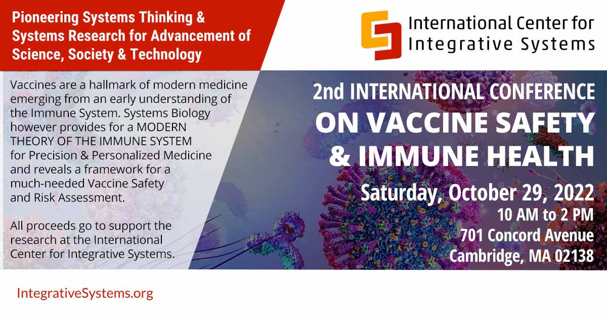 Dr.SHIVA LIVE: 2nd International Conference on VACCINE SAFETY & IMMUNE HEALTH - SAT OCT 29, 2022