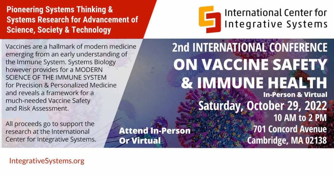 Dr.SHIVA LIVE: Vaccine Safety & Immune Health Conference - Oct. 29. SAT. 10AM-2PM EST