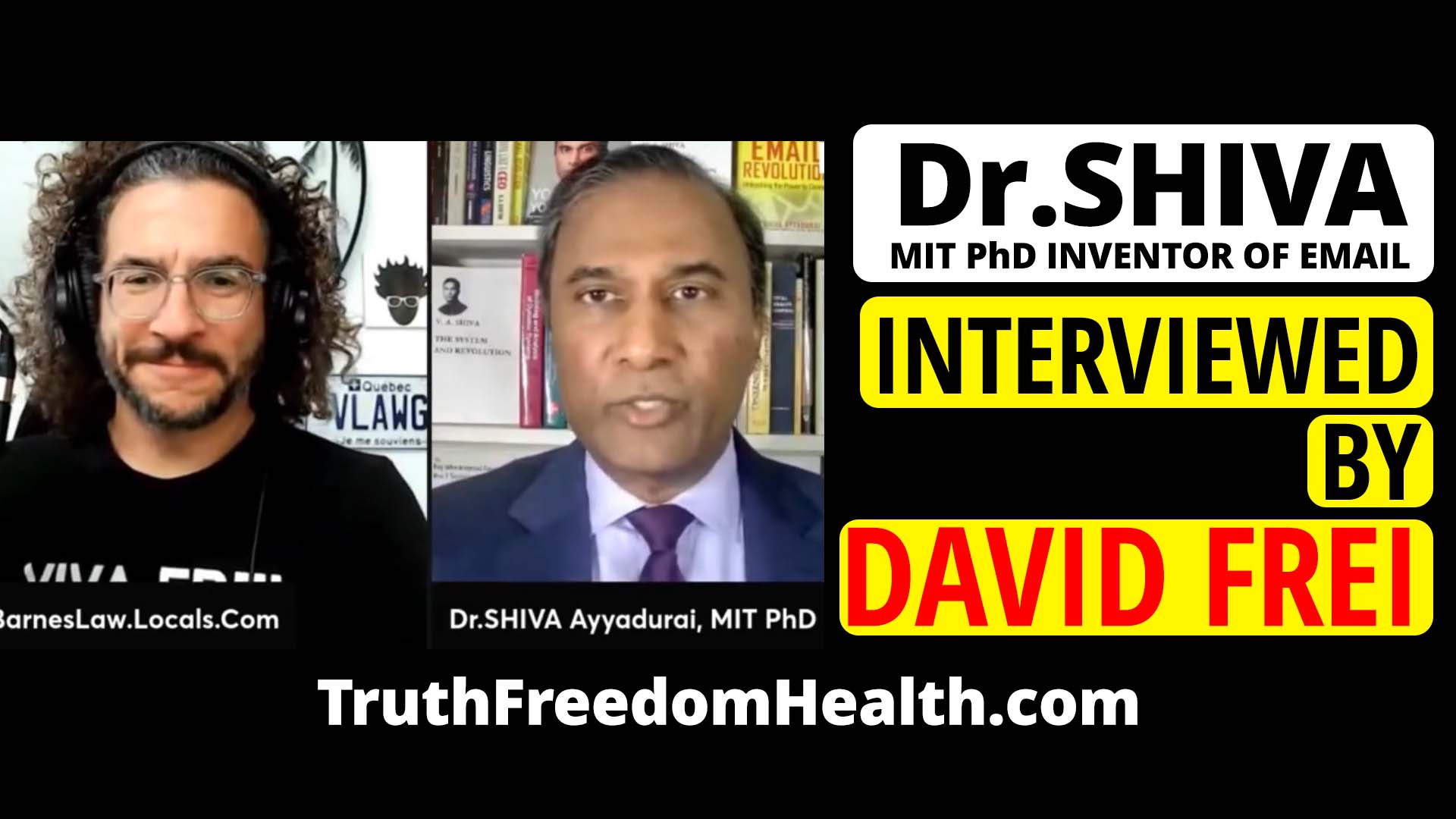 Dr.SHIVA LIVE: Interviewed by David Frei