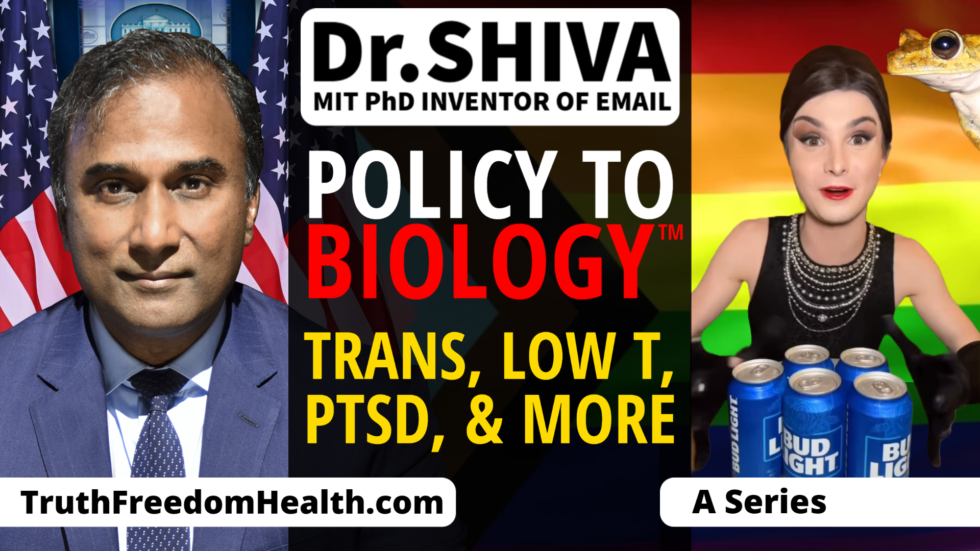 Dr.SHIVA™ LIVE: Policy To Biology™ – Trans, Low T, PTSD & More.