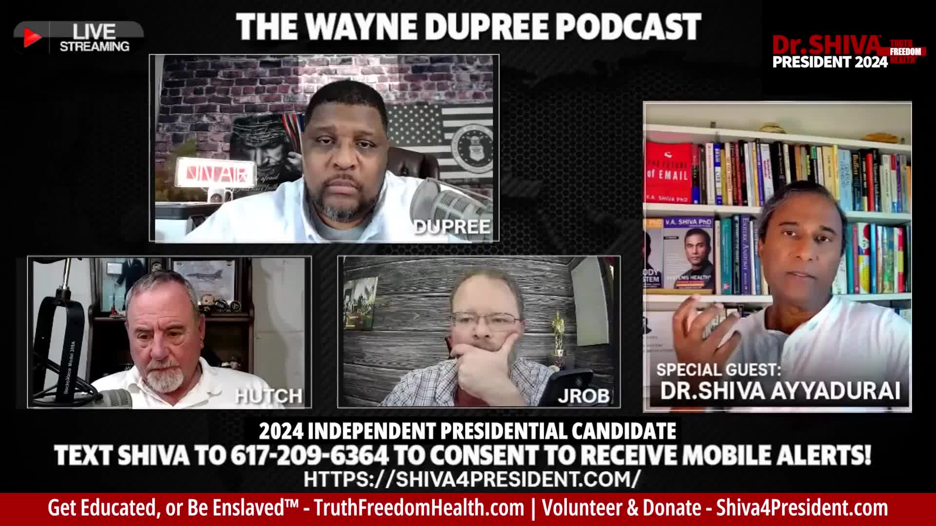 Dr.SHIVA™ LIVE – My Run For President: A Conversation with Wayne Dupree