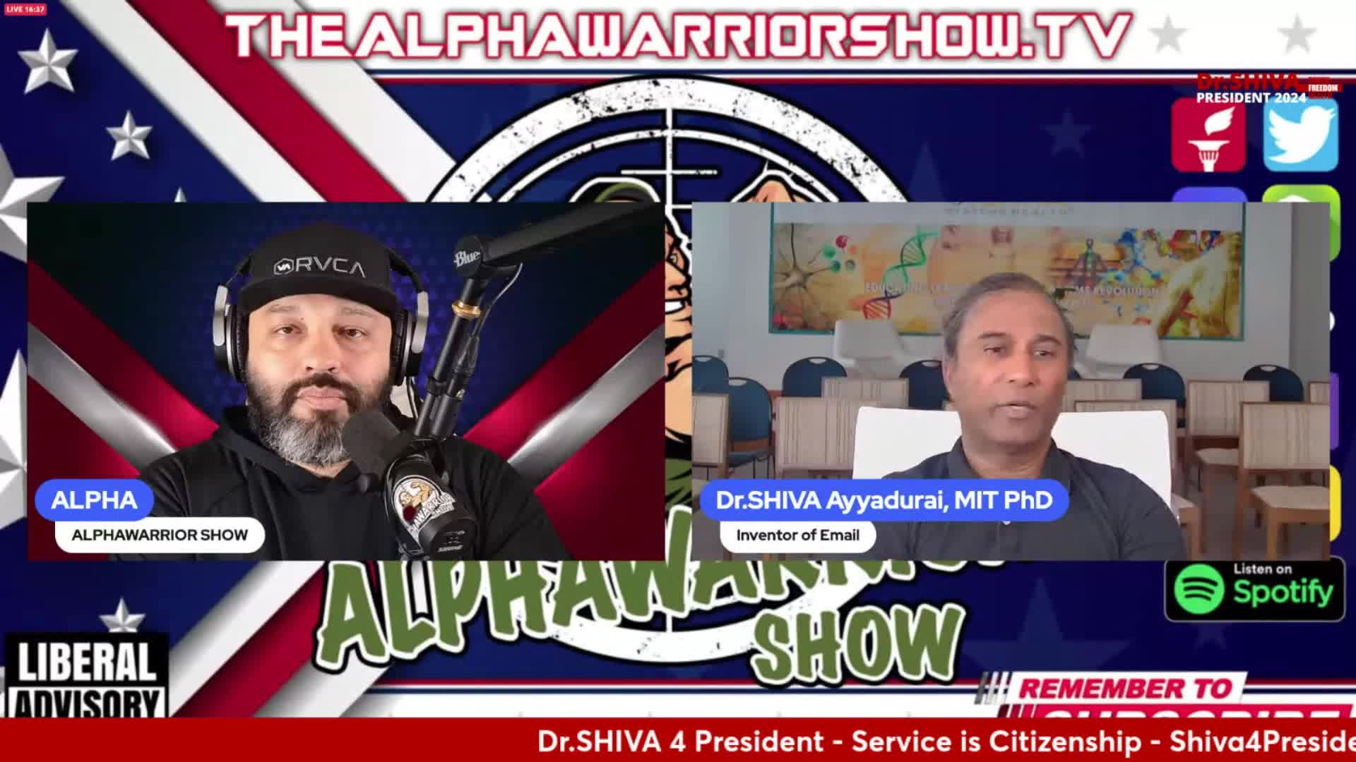 Dr.SHIVA™ LIVE – Why I Am The ONLY Qualified Candidate Running for President in 2024 - Feat. AlphaWarrior