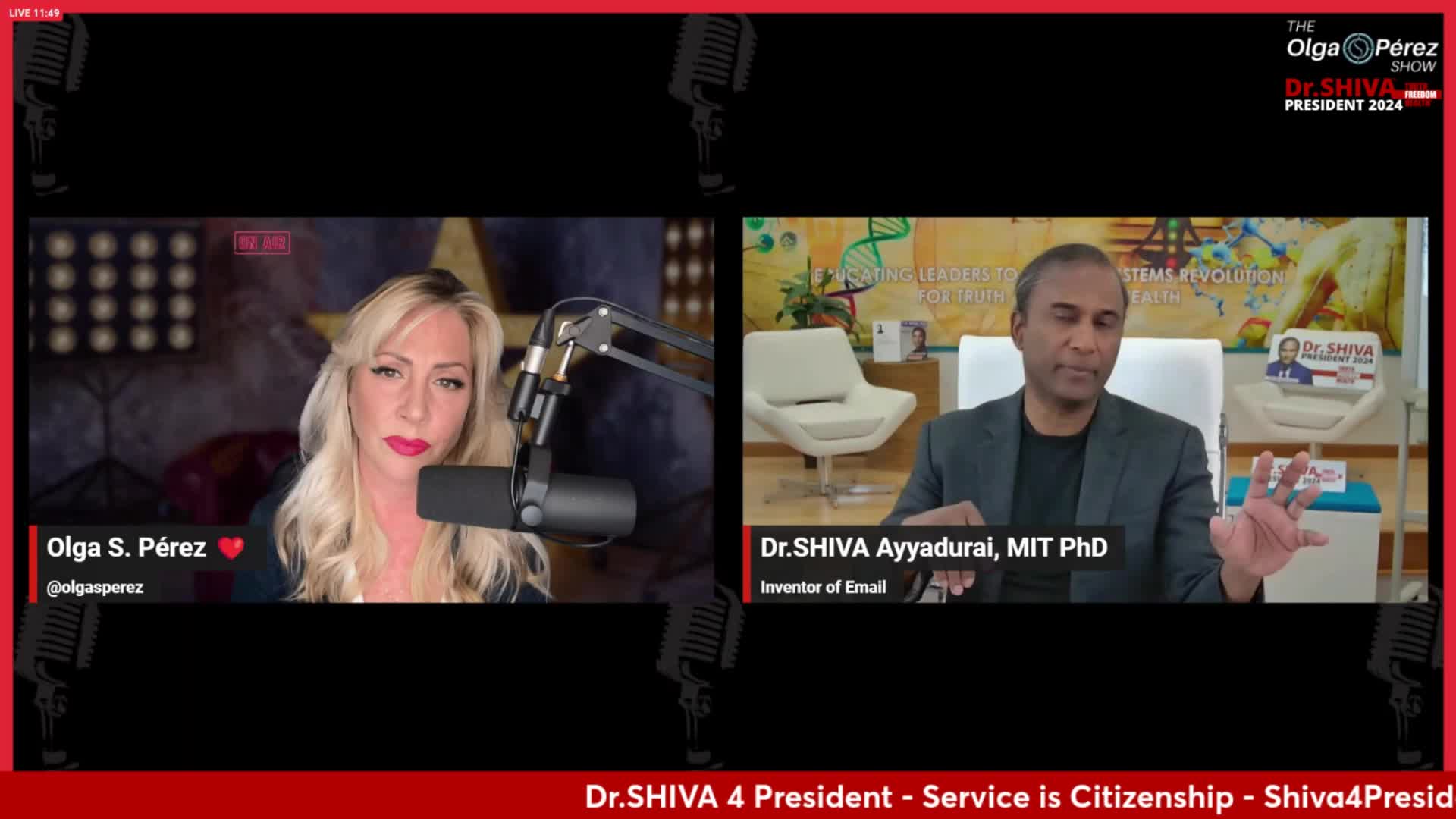 Dr.SHIVA™ LIVE - This Is a Spiritual War. Every Other Presidential Candidate Is a Spawn of Satan.