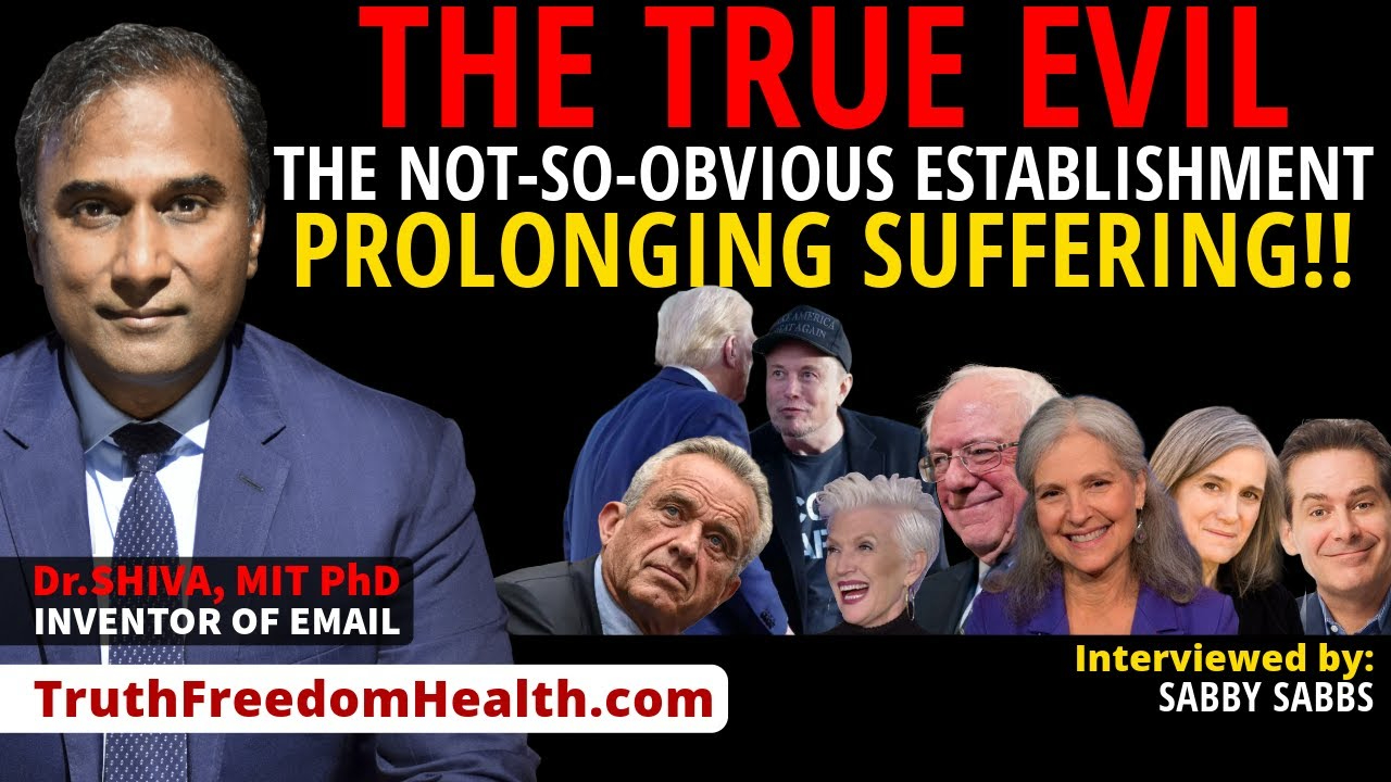 Dr.SHIVA™ LIVE: THE TRUE EVIL The Not-So-Obvious Establishment Prolonging Suffering